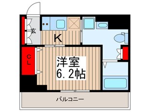 ﾌﾟﾚｰﾙ・ﾄﾞｩｰｸ門前仲町Ⅲ（702）の物件間取画像